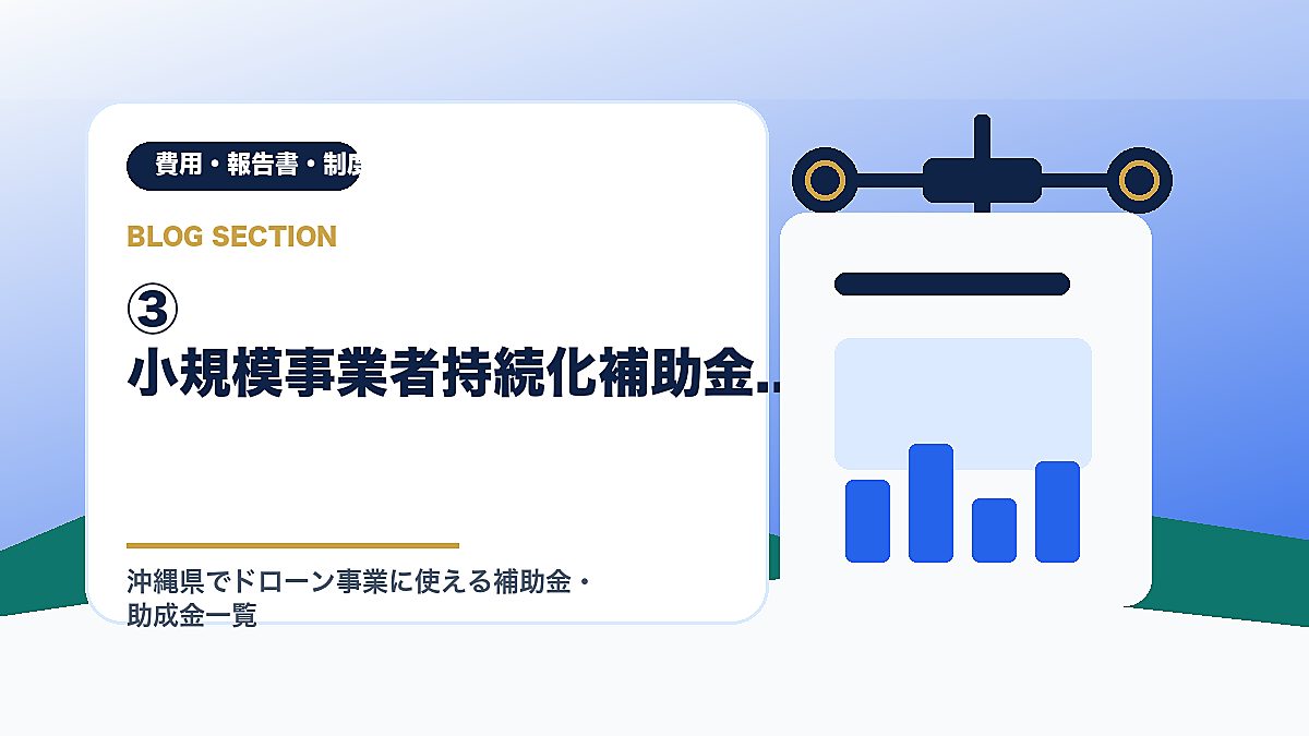 「③ 小規模事業者持続化補助金」の見出し画像