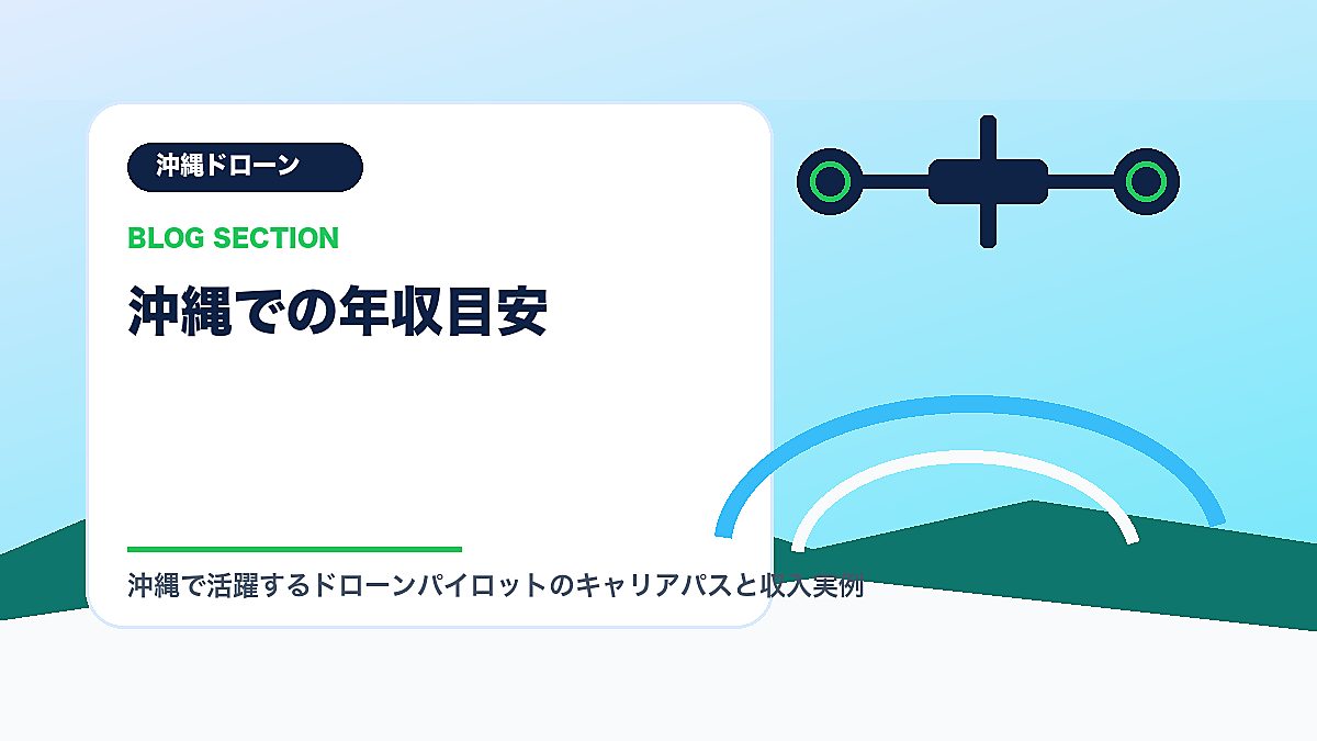 「沖縄での年収目安」の見出し画像