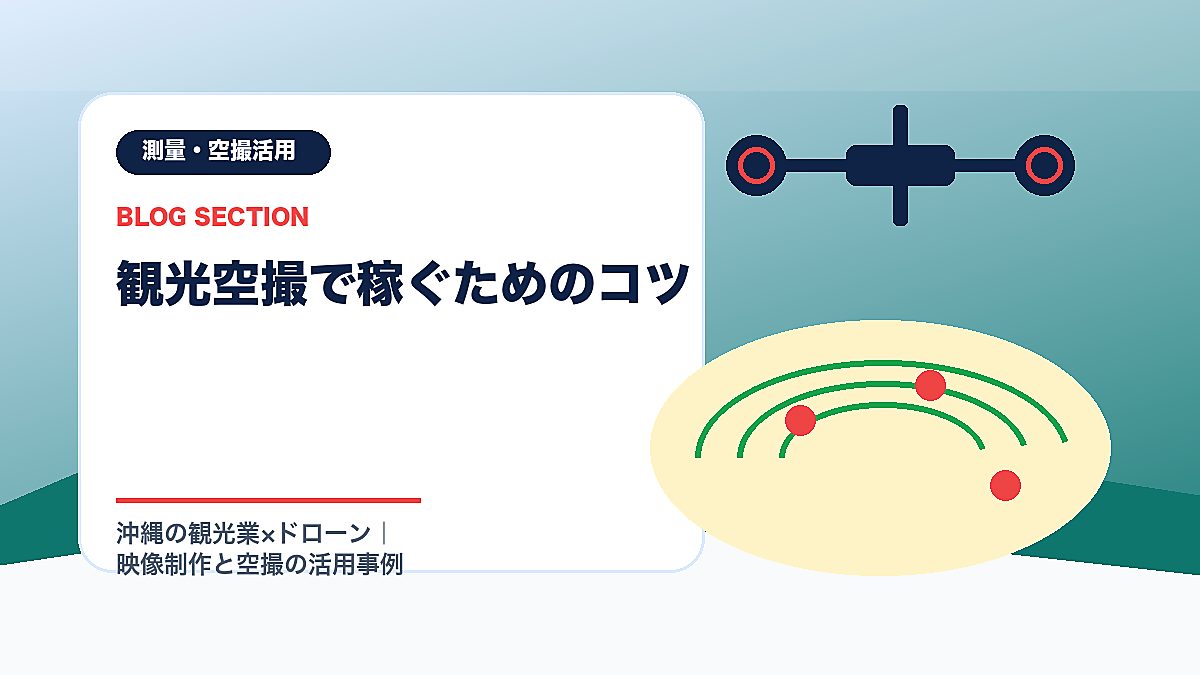 「観光空撮で稼ぐためのコツ」の見出し画像