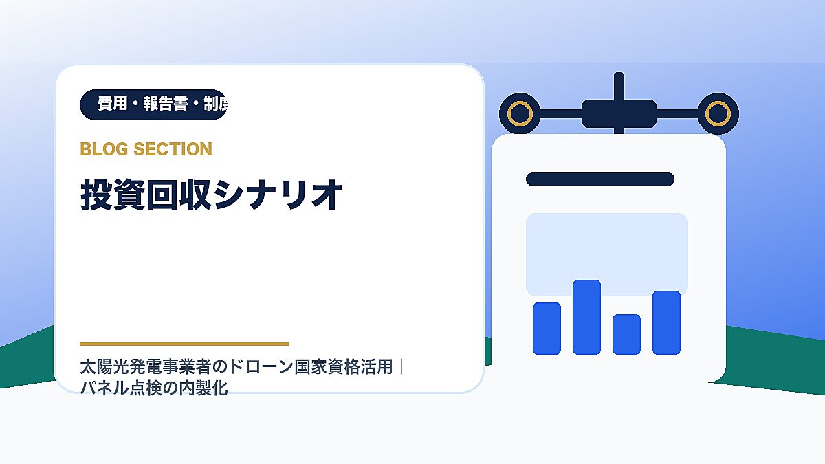 「投資回収シナリオ」の見出し画像