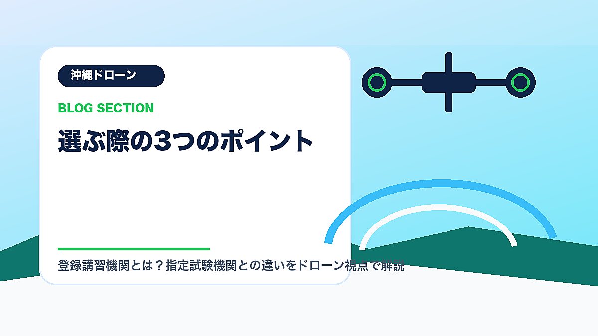 「選ぶ際の3つのポイント」の見出し画像