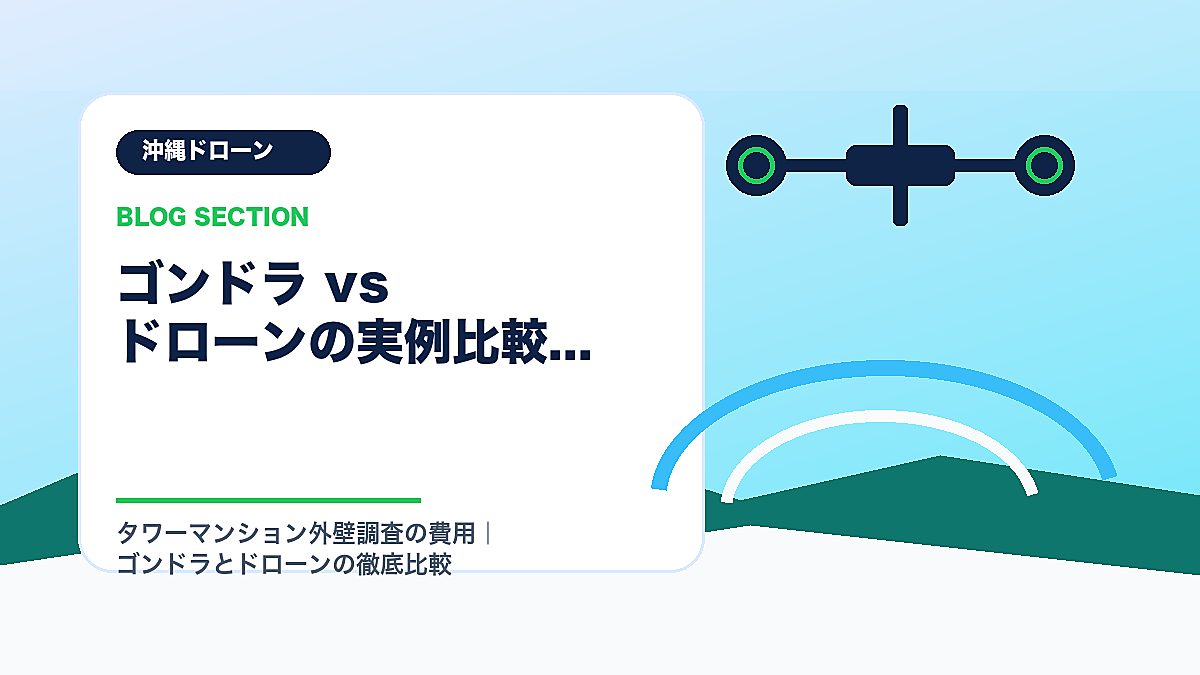 「ゴンドラ vs ドローンの実例比較」の見出し画像