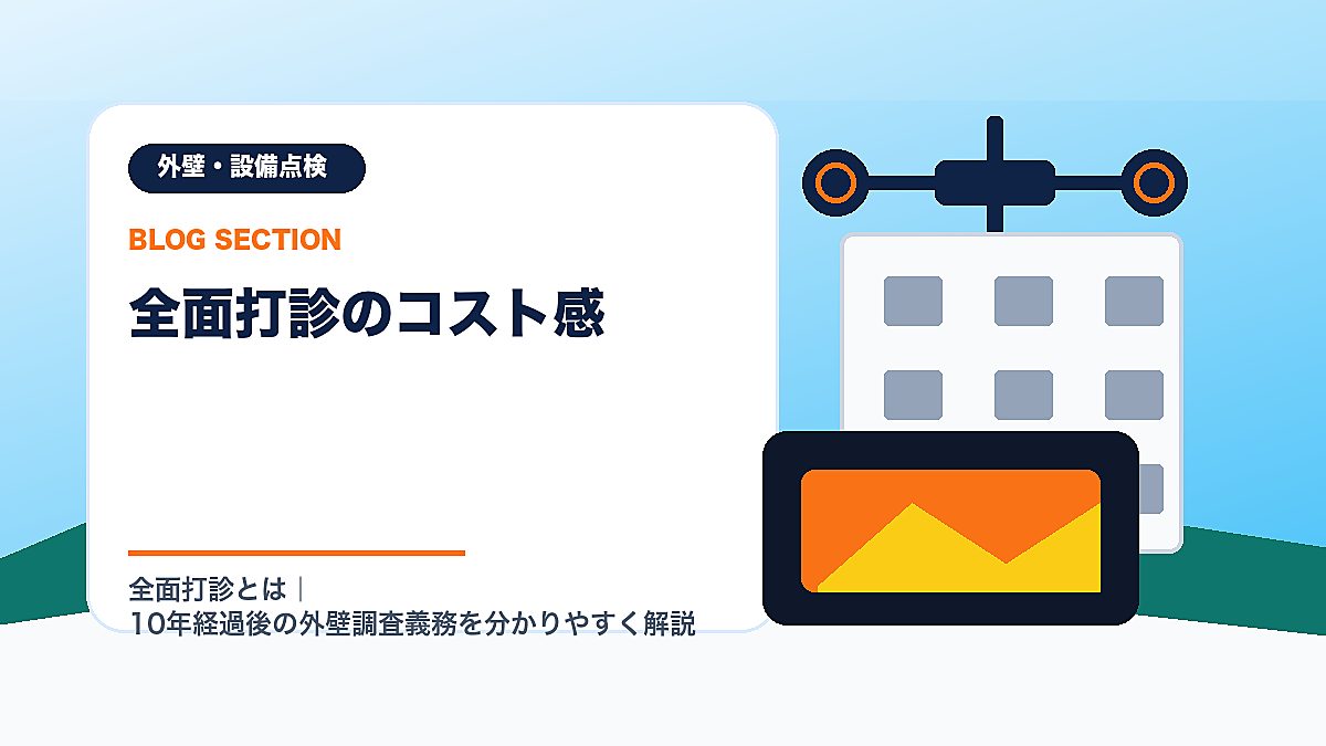 「全面打診のコスト感」の見出し画像