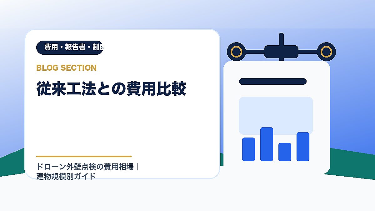 「従来工法との費用比較」の見出し画像
