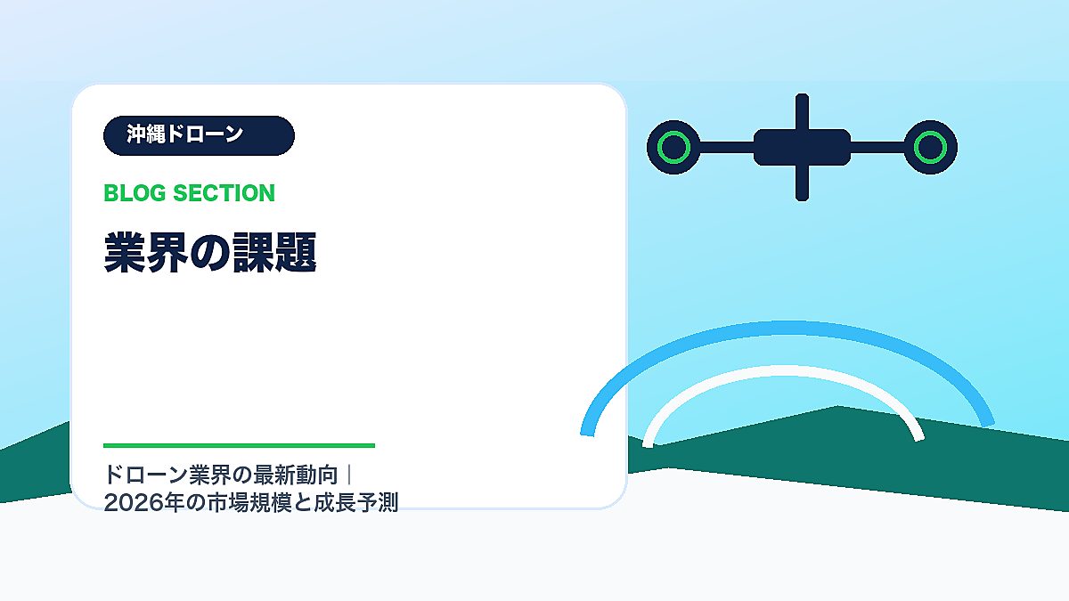「業界の課題」の見出し画像