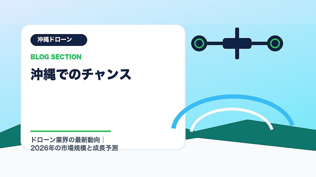 「沖縄でのチャンス」の見出し画像