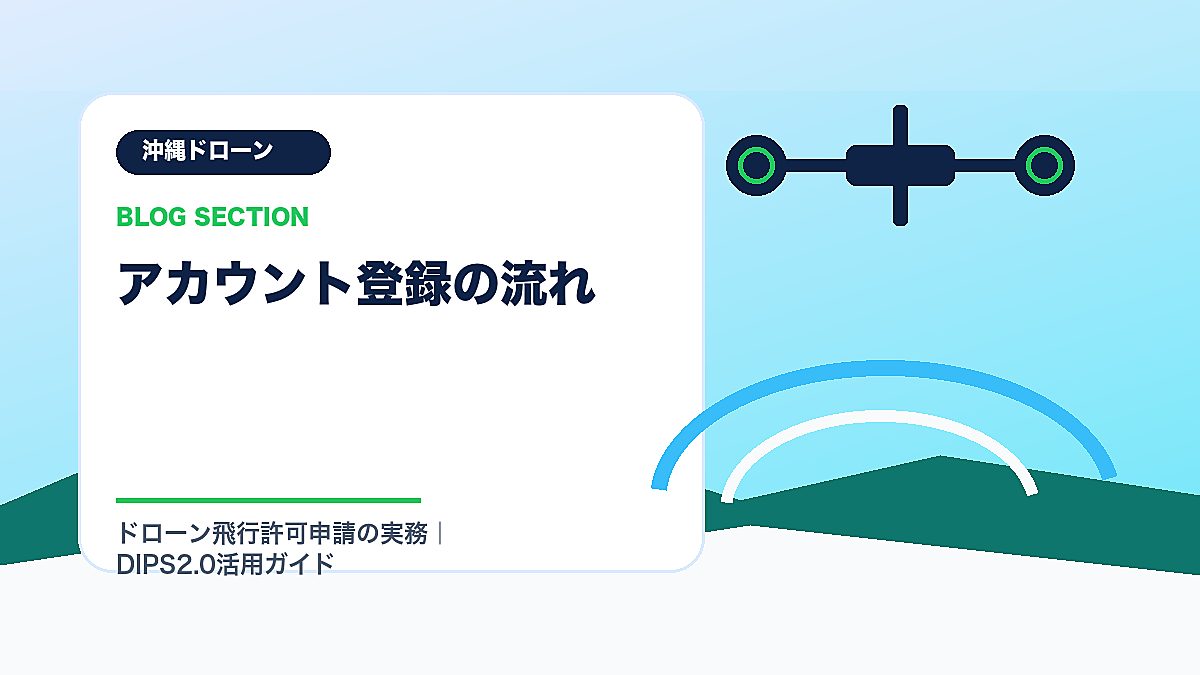 「アカウント登録の流れ」の見出し画像