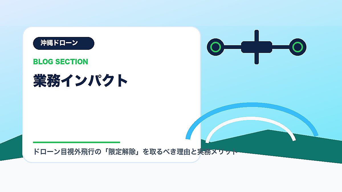 「業務インパクト」の見出し画像