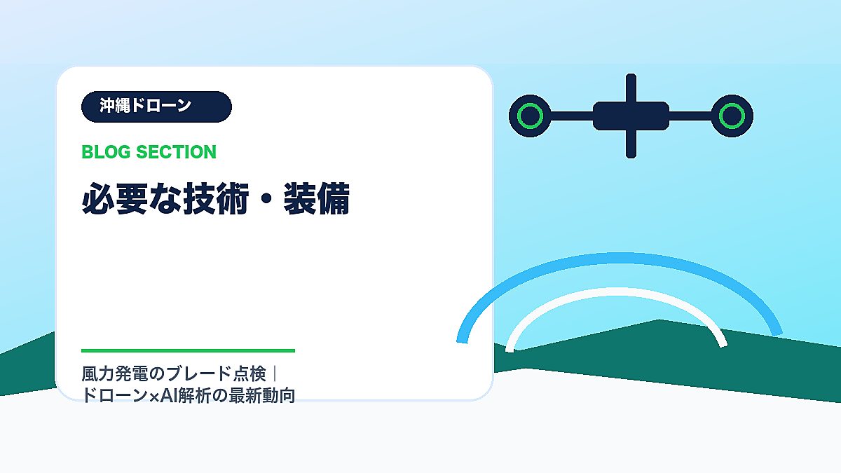 「必要な技術・装備」の見出し画像