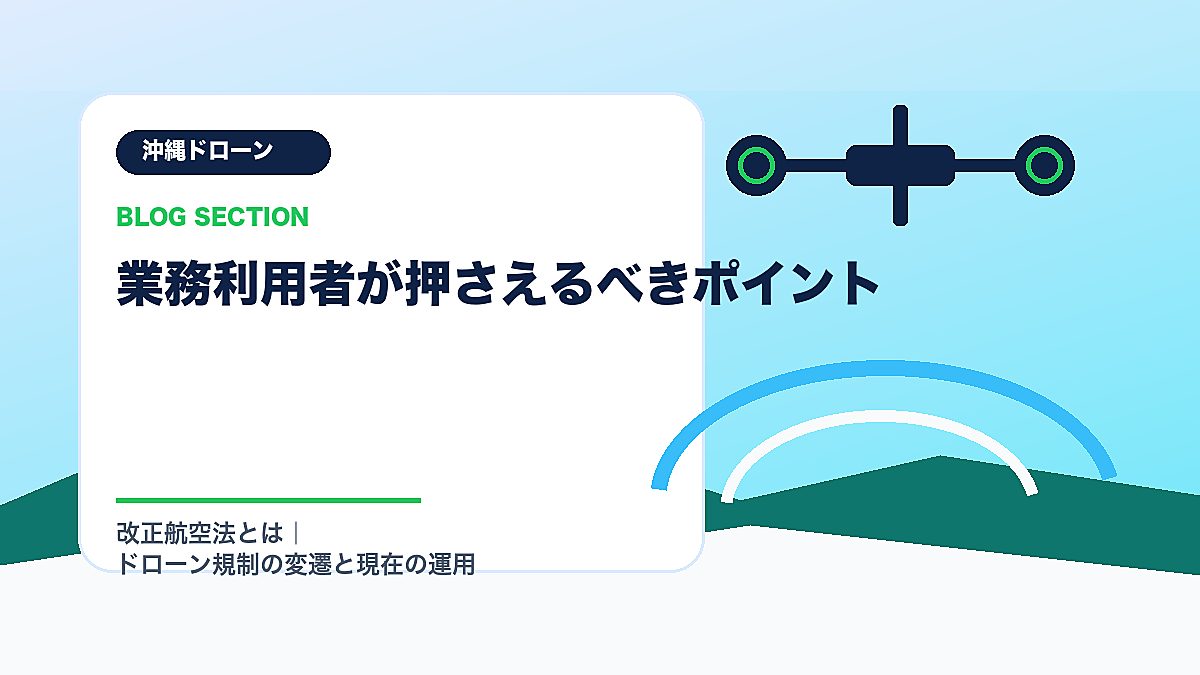 「業務利用者が押さえるべきポイント」の見出し画像