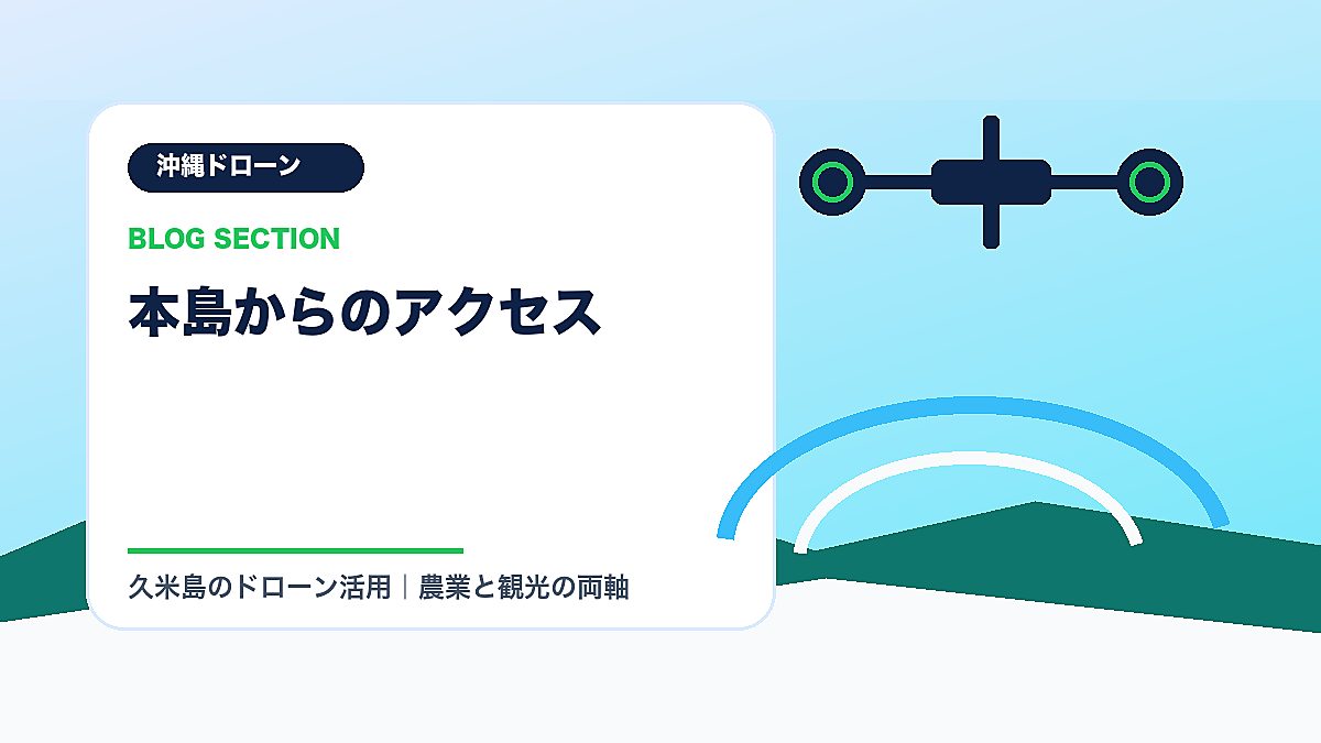 「本島からのアクセス」の見出し画像
