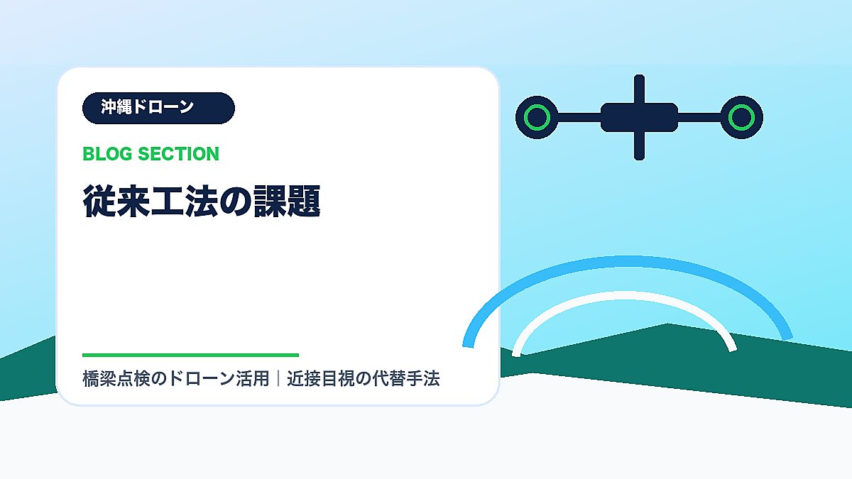 「従来工法の課題」の見出し画像
